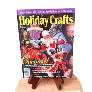 Better Homes & Gardens Holiday Crafts 1992 Magazine 85 Projects Patterns Vintage